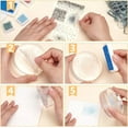 thumbnail image 3 of 9 Sheets 9 Styles PVC Plastic Stamps for DIY Scrapbooking Photo Album Decorative Cards Making Stamp Sheets Mixed Shapes 160x110x3mm 1 sheet/style, 3 of 5