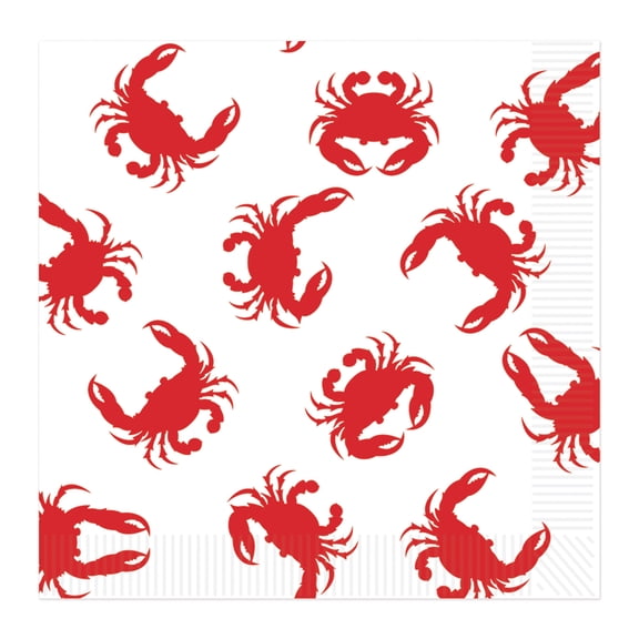 Crab Luncheon Napkins, 2-Ply, Pack of 32