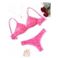 thumbnail image 2 of Sexyfree Sexy Lingerie Set for Women Leopard Wireless Bra and Panty Set Underwear, 2 of 6