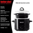 thumbnail image 3 of Olla de Cocción Lenta Better Chef con Recipiente de Cerámica Extraíble 3 Qt, 3 of 9