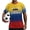 Colombia Flag, variant on Morocco Flag Men Football Jerseys Quick Dry Summer Short Sleeve Soccer Training Shirts Teams Fans Short Sleeve Football Shirt for Teens & Men Moisture Wicking S-4XL