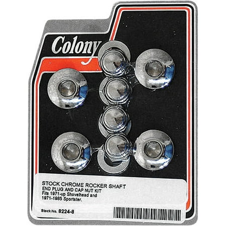 Rocker Panel End Cap - COLONY MACHINE ROCKER SHAFT END PLUG AND CAP KIT