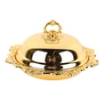 thumbnail image 1 of Plato De Mantequilla, Resistente A Las Manchas, Elegante, Multiusos, Decorativo, Redondo, Recipiente Para Servir Mantequilla Con Tapa Para Fiesta, Refrigerador, 1 of 7
