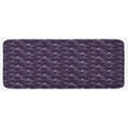 thumbnail image 1 of Dragonfly Kitchen Mat, Tropical Insect with Ornate Wings on Dark Purple Backdrop, Plush Decorative Kitchen Mat with Non Slip Backing, 47" X 19", Dark Purple Aqua Lilac, by Ambesonne, 1 of 1