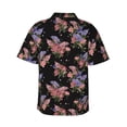 thumbnail image 4 of Xecao Bouquet print Hawaiian shirt - a stylish short-sleeve button-down for men, perfect for casual beach and tropical outings., 4 of 9
