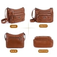 thumbnail image 2 of BadPiggies Women's Soft PU Leather Shoulder Bag Ladies Crossbody Purse and Handbags Lightweight Pocketbooks - Brown, 2 of 9