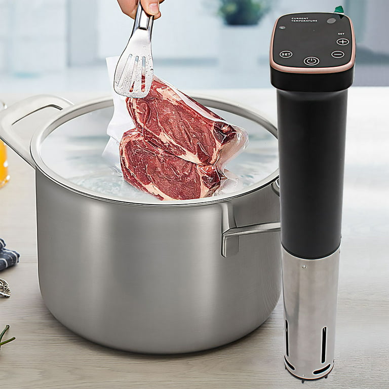 Greater Goods Sous Vide Machine - A Powerful, Precise Sous Vide Cooker at  1100 Watts, Immersion Cooker Featuring Intuitive Controls and a High  Contrast Screen