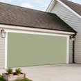 thumbnail image 4 of Sage Green Garage Door Cover Banner 7 x 16 FT, Farmhouse Sage Green Decor Garage Door Curtains Backdrop with Grommets for Indoor Outdoor Wall Party Porch Yard Decorations Background, 4 of 9