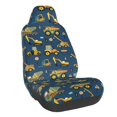 thumbnail image 1 of Wukai Modern Excavator Full Set Car Seat Covers with Soft Padding Universal Auto Front Seats Protector and Cushion Mat, 1 of 5