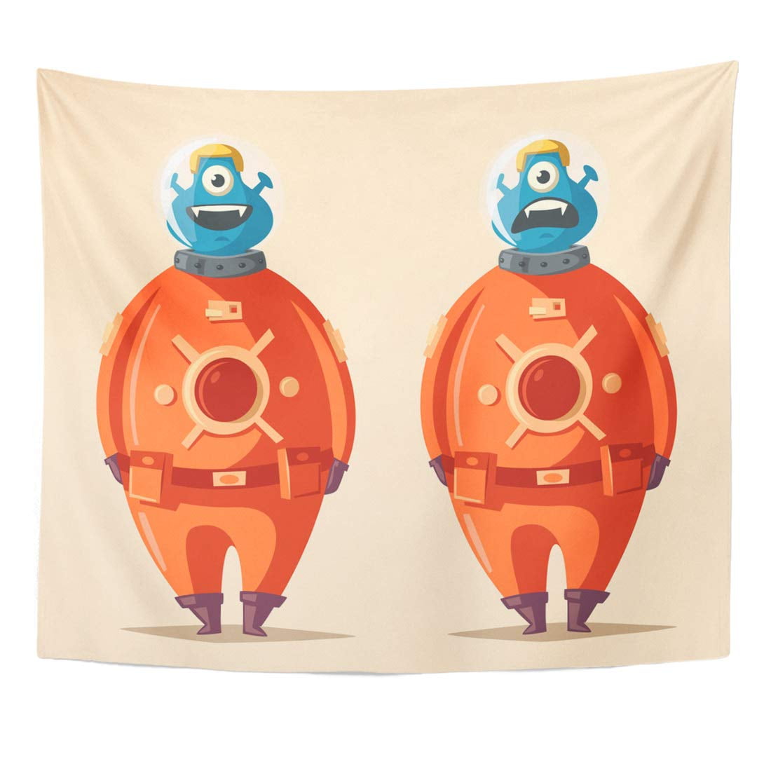 ZEALGNED Character Colorful Space Friendly Alien Cartoon Helmet