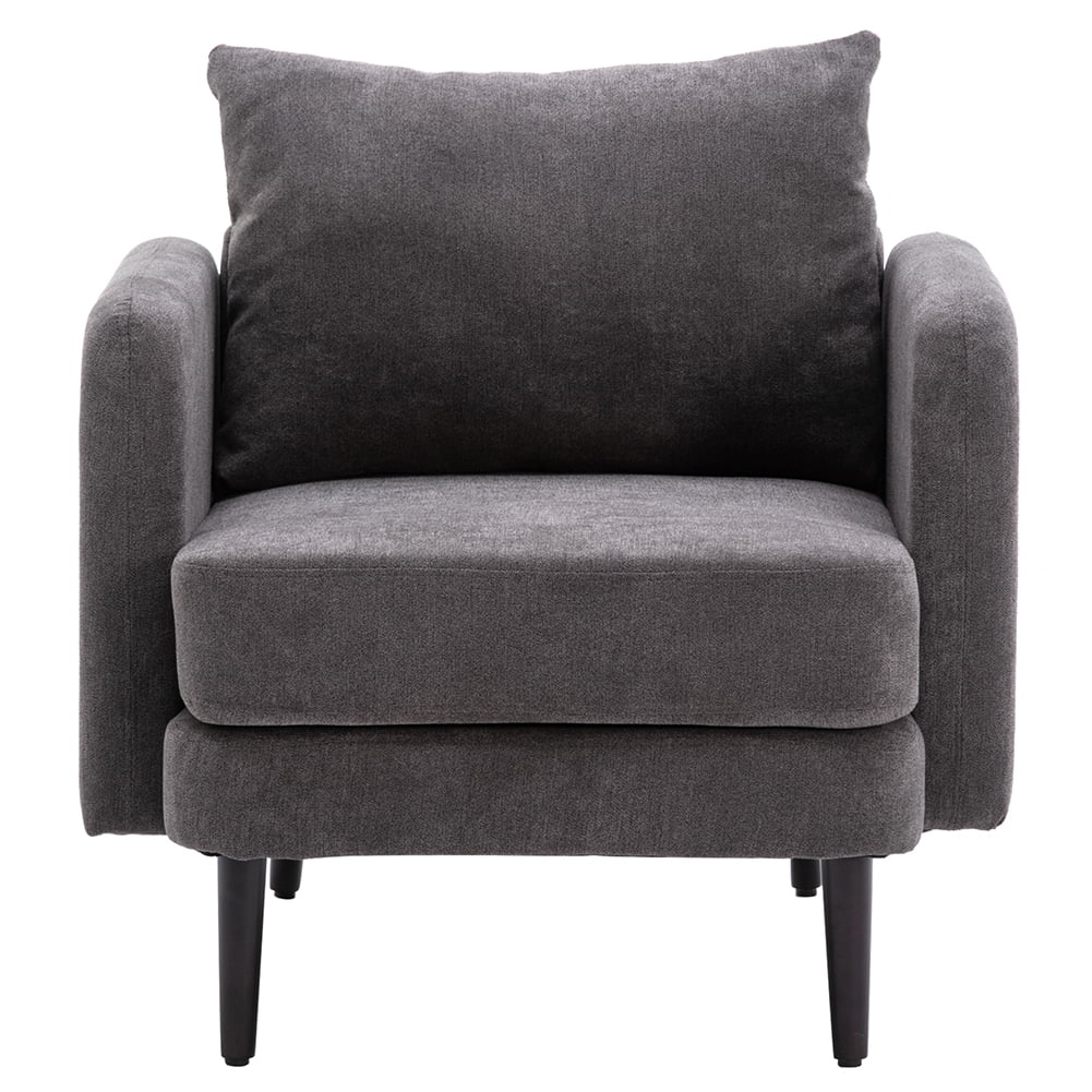 Lowestbest Modern Living Room Side Chair Upholstered Seat, Solid Wood Lounge Chair, Gray Lowestbest Modern Living Room Side Chair Upholstered Seat, Solid Wood Lounge Chair, Gray