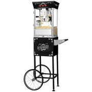 Great Northern 6084 Black Matinee Movie Eight Ounce Bar Style Antique Popcorn Machine