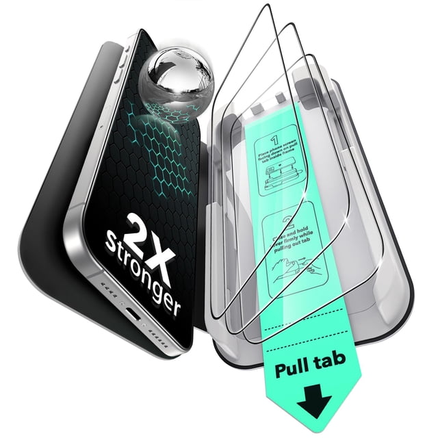 Protector de pantalla ESR para iPhone 15 Pro Max 3 Pack