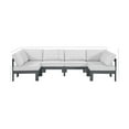 thumbnail image 3 of Meridian Furniture Nizuc White Outdoor Patio Modular Sectional, 3 of 7