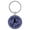 Purple, variant on Soccer One Shot One Goal Pink Laser Engraved Leatherette Keychain Backpack Pull - 1.5 x 3 Inches