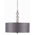 thumbnail image 1 of Kenroy Home 93313BS Maya 3 Light Pendant, Brushed Steel, 1 of 1