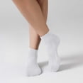 thumbnail image 5 of AHTJRT Men's Ankle Socks with Cushion Outdoor Moisture Wicking Gym Sport Athletic Running Socks for Active Daily Wear White Free Size, 5 of 5