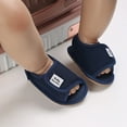 thumbnail image 5 of Ketyyh-chn99 Baby Girls' Clothing & Shoes Toddler Kids Baby Girls Shoes Floral PU Leather Shoes With Rubber Sole Anti-Slip Blue,5, 5 of 5