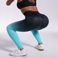 thumbnail image 4 of MKLEKYY Leggings deportivos ajustados de secado rápido para mujer, de cintura alta, sin costuras, para correr y fitness, para yoga, 4 of 4