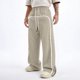 thumbnail image 2 of Pantalones con Cremallera Bolsillos Hombres Sueltos Casual Cordón Elástico-Cintura Pantalones Deportivos de Jogging, Pantalones de Bolsillo de Color Sólido para el Uso Diario Al Aire Libre Casual, 2 of 7