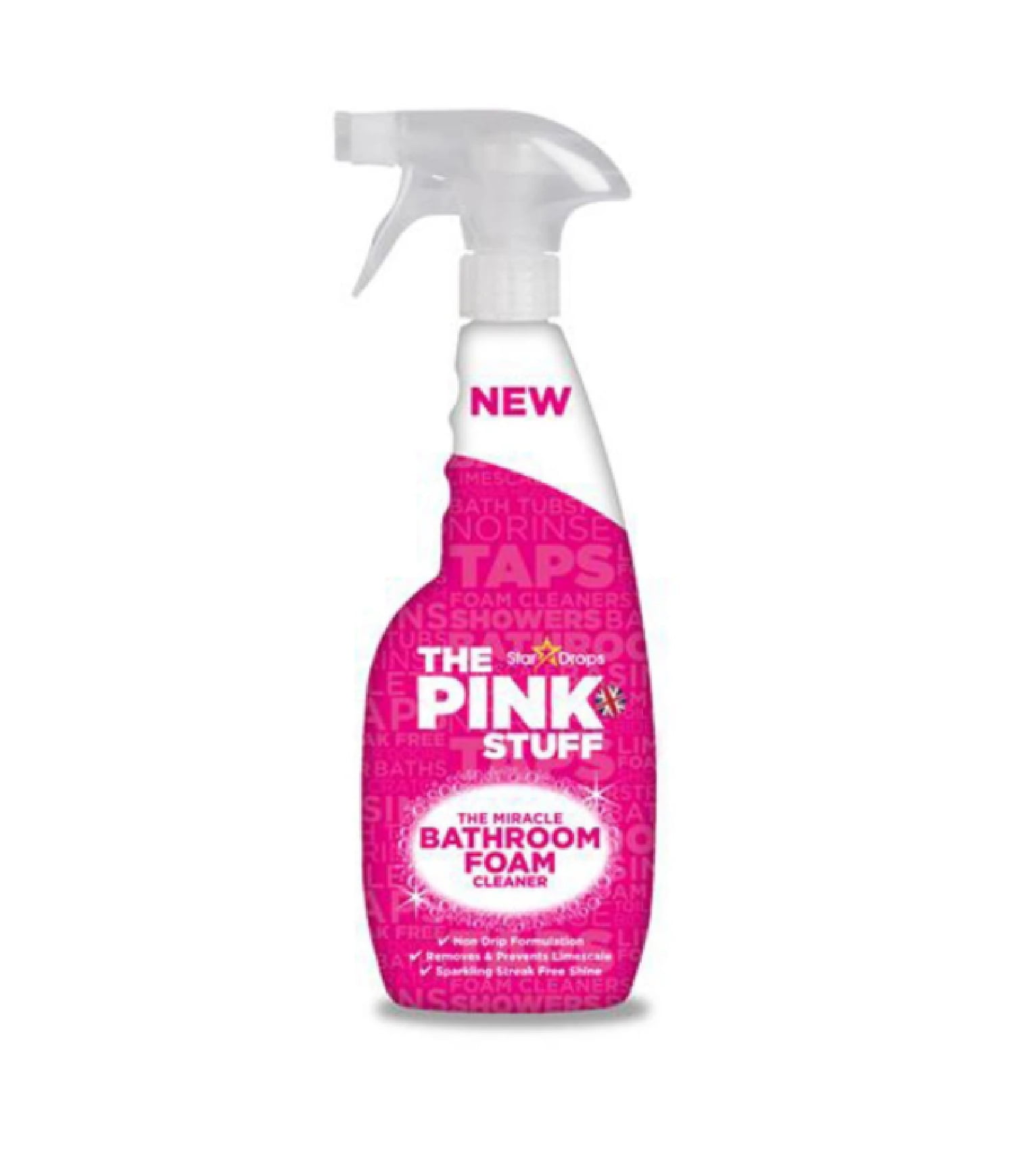 The Pink Stuff Miracle Bathroom Foam Cleaner 750ml + Sponge 