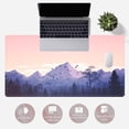 thumbnail image 3 of Large Gaming Mouse Pad (31.5×15.7), Non-Slip Rubber Base and Reinforced Lock Edges, XXL Extended Mousepad for Work, Game, Desk mat, Desktop Decoration | Dusk Mountain, 3 of 4
