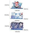 thumbnail image 2 of Mesa De Navidad Letrero De Mesa De Feliz Navidad De Madera Muñeco De Nieve Mesa De Navidad Centros De Mesa Mesa De Navidad Letrero De Alegría Moyic HA042998-01, 2 of 6