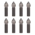 thumbnail image 2 of Hardened Steel Extruder Nozzles, M6 Thread 8pcs 3D Printer Nozzle Kit  for Upgrade, 2 of 8