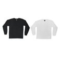 thumbnail image 1 of T-Shirt à Manches Longues Col Rond en Coton Premium pour Hommes Grandes Tailles, 1 of 22
