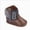 Blue, variant on Baby & Toddler Boys Girls PU Leather Cowboy Boots for Kids Soft Sole Non-Slip Bootie Crib Shoes Size 6-12 Months