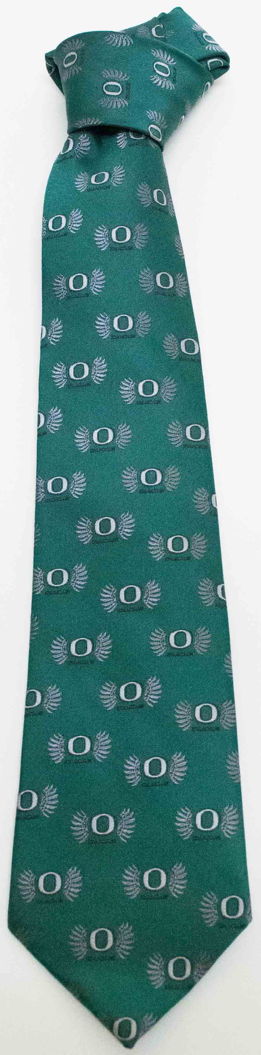 Oregon Ducks Green With Grey Wings Necktie - Donegal Bay - Unisex - One Size