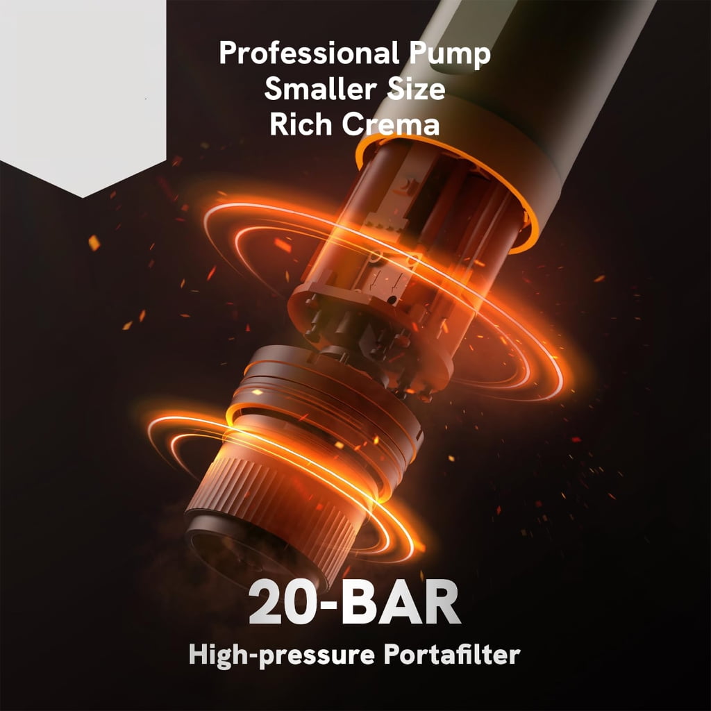 PatungKu Dense Rustless Coffee Maker combined Plan Constructed In Rechargeable Battery for Outdoor Telecommute