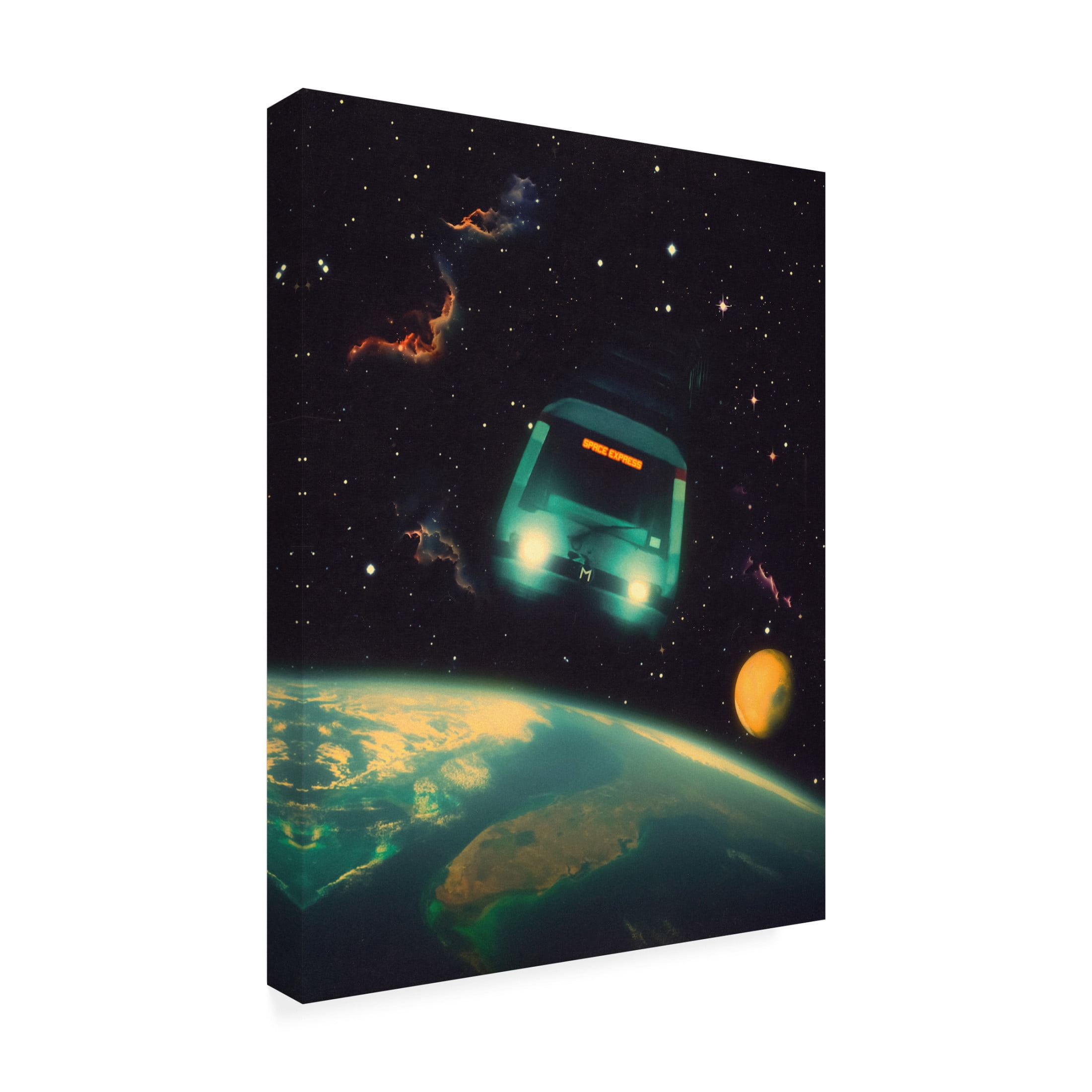 Trademark Fine Art Taudalpoi The Space Express Canvas Wall Art