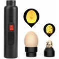 thumbnail image 1 of Lámpara de pesaje de huevos, probador de huevos de pesaje de huevos, luz LED de comprobación de incubación de huevos, linterna portátil para incubadora de huevos de pato, batería para aves de corral JAMW Sencillez, 1 of 5