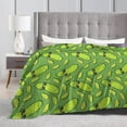 thumbnail image 6 of Pickle Blanket for Women Men, Cute Pickle Themed Design Printed Throw Blankets for Teens Adults Lap, Chair Sofa, Warm Soft Cozy Blanket, 50"x 60", 6 of 6