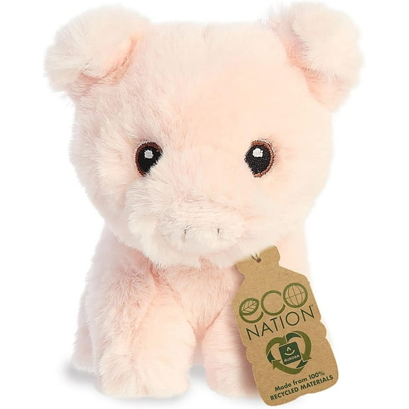 Aurora Eco Nation Mini Plush - Pig, 5"