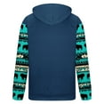 thumbnail image 4 of Jinhomg Mens Fleece Lined Hoodies Vintage Western Cowboy Sweatshirts Casual Comfy Long Sleeve Country Graphic Pullover Tops with Pocket Todays Dark Blue S, 4 of 5