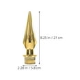 thumbnail image 2 of NICEXMAS 2-Pack Golden Flag Pole Toppers Outdoor Decorative Accessories for Flagpoles, PP Material, 2 of 8
