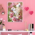 thumbnail image 4 of Cuadros Decorativos Taladro redondo completo diamante pintura loro blanco mosaico dibujo Sywqhk Nuevos Originales, 4 of 9