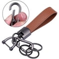 thumbnail image 5 of Genuine Leather Car Keychain with Key Rings - Premium Key Fob Organizer for Men & Women, 5 of 14