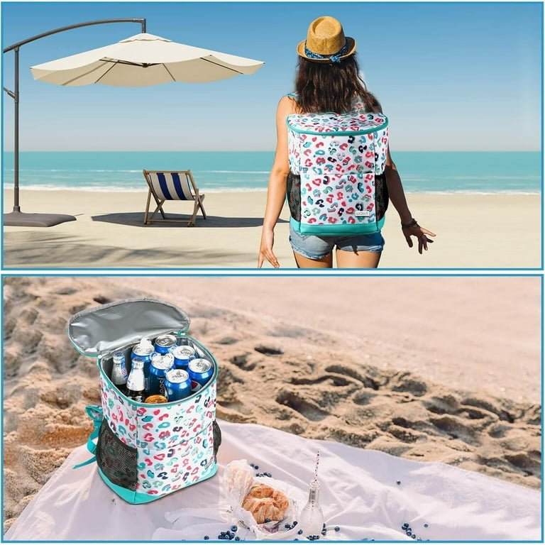 Cooler Backpack 30 Cans,Portable Backpack Coolers Insulated Leak