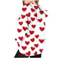 thumbnail image 2 of Valentine Hoodies For Kids Long Sleeve Heart Print Pullover Tops Casual Loose Sweatshirts With Pocket (9 Years, White), 2 of 6