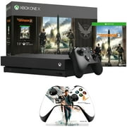 Microsoft Xbox One X Bundle 1 TB Console with Tom Clancy's The Division 2 (CYV-00255) + XBOX ONE Official Quantum Break Controller Stand
