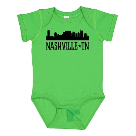

Inktastic Nashville Tennessee City Skyline Gift Baby Boy or Baby Girl Bodysuit
