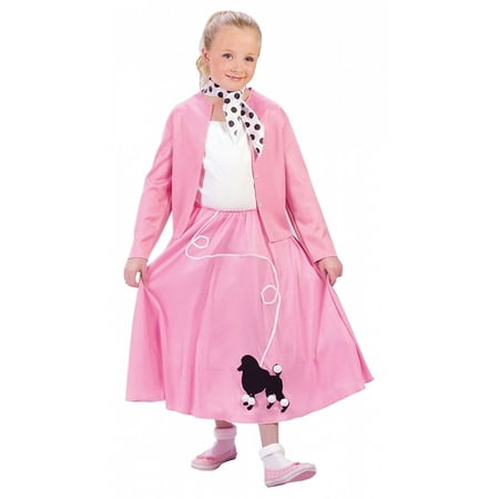 Grease Poodle Skirt and Sweater Child Costume -