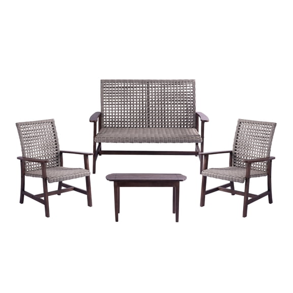 Vineyard Collection outdoor set Armchair, Loveseat and Coffee Table