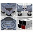 thumbnail image 3 of XIANERS Washing Machine Stand Laundry Stand Base Heavy Duty Washing Machine Stand Washer And Dryer Pedestal Adjustable Refrigerator Stand With 8 Strong Feet & 4 Locking Wheels fitting, 3 of 9