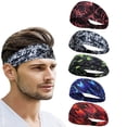 thumbnail image 1 of piezas de guía de sudor para culturismo y cinturón antitranspirante, diadema deportiva para correr que absorbe el sudor, banda para el cabello, diadema femenina, 1 of 6