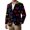 Black, variant on Men's Halloween Pumpkin Print Corduroy Business Jacket, Halloween Style for Office Parties and Halloween Holiday Events