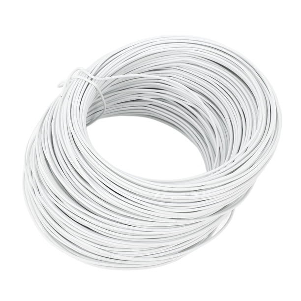 Rollo De Alambre De Amarre De Hierro Galvanizado Recubierto De PVC De 0,75 Mm Y 50 M Para Unir Barras De Refuerzo Y Cables De Fibra Cable De Construcción Resistente A La